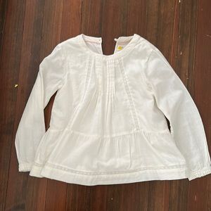 Beautiful crochet embroider mini Boden blouse 6-7y